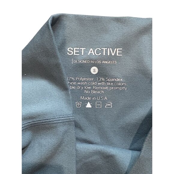 NWOT SET Active Leggings in Blue - Picture 4 of 4